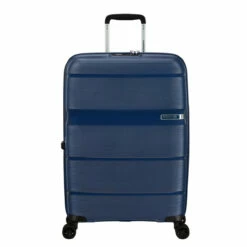 American Tourister Linex 4 Wheel Medium Suitcase - 66cm -Luggage Store 128454 D418 LINEX SPINNER 6624 TSA FRONT 17948.1670271735