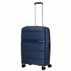 American Tourister Linex 4 Wheel Medium Suitcase - 66cm -Luggage Store 128454 D418 LINEX SPINNER 6624 TSA WHEEL HANDLE FULL 63148.1670271728