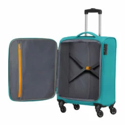 American Tourister Heat Wave 4 Wheel Cabin Suitcase - 55cm -Luggage Store 130667 1012 HEAT WAVE SPINNER 5520 INTERIOR 49755.1666776120