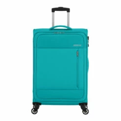 American Tourister Heat Wave 4 Wheel Medium Suitcase - 68cm -Luggage Store 130668 1012 HEAT WAVE SPINNER 6825 TSA FRONT 13376.1666783959