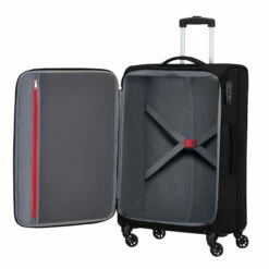 American Tourister Heat Wave 4 Wheel Medium Suitcase - 68cm -Luggage Store 130668 1465 HEAT WAVE SPINNER 6825 TSA INTERIOR 51953.1666783959