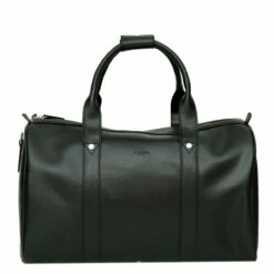 S Babila Saffiano Leather Cabin Holdall - 46cm -Luggage Store 47505 black 2 42491.1650921053