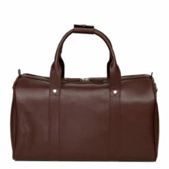 S Babila Saffiano Leather Cabin Holdall - 46cm -Luggage Store 47505 burgundy 4 1 48012.1650921059