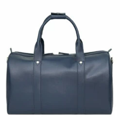 S Babila Saffiano Leather Cabin Holdall - 46cm -Luggage Store 47505 navy 3 26482.1650921065