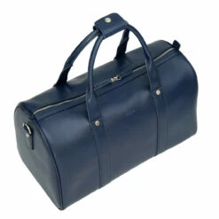 S Babila Saffiano Leather Cabin Holdall - 46cm -Luggage Store 47505 navy 4 90679.1650921066