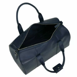 S Babila Saffiano Leather Cabin Holdall - 46cm -Luggage Store 47505 navy 5 34566.1650921068