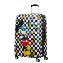 American Tourister Wavebreaker Disney MC 4 Wheel Large Suitcase - 77cm -Luggage Store 85673 A080 WAVEBREAKER DISNEY SPIN.7728 FRONT34 71310.1695722184
