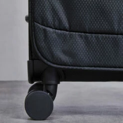 Rock Rocklite 4 Wheel Cabin Suitcase - 54cm -Luggage Store 8 Wheel Spinner Suitcase Rocklite Black TR 0242 88373.1686836840