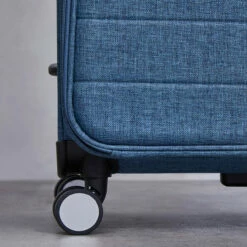 Rock Rocklite DLX 4 Wheel Cabin Suitcase - 54cm -Luggage Store 8 Wheel Spinner Suitcase Rocklite DLX Denim Blue TR 0243 91246.1686843933