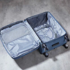 Rock Rocklite DLX 4 Wheel Cabin Suitcase - 54cm -Luggage Store Interior Rocklite DLX Denim Blue TR 0243 68813.1686843933