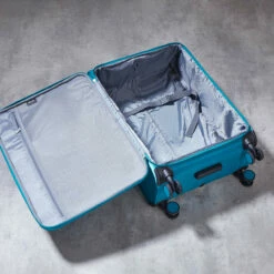 Rock Rocklite 4 Wheel Cabin Suitcase - 54cm -Luggage Store Interior Rocklite Teal TR 0242 77959.1686836843