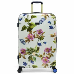 Joules Hard Side 4 Wheel Large Suitcase - 76cm -Luggage Store JLH0101 106 Joules Large Case Spring Wood Botanical 1 96687.1690986389