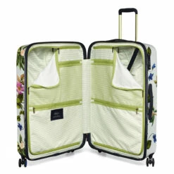 Joules Hard Side 4 Wheel Large Suitcase - 76cm -Luggage Store JLH0101 106 Joules Large Case Spring Wood Botanical 3 14451.1690986389