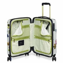 Joules Hard Side 4 Wheel Cabin Suitcase - 54cm 31 Joules Hard Side 4 Wheel Cabin Suitcase - 54cm -Luggage Store JLH0103 106 Joules Cabin Case Spring Wood Botanical 3 13135.1691572858