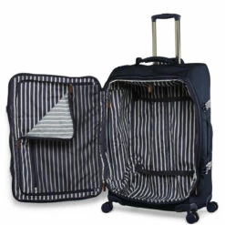 Joules Coast 4 Wheel Large Suitcase - 76cm -Luggage Store JLS5001 002 Large Trolley Case 4W French Navy 3 64917.1695122153