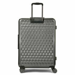 Rock Allure 4 Wheel Large Suitcase - 77cm 37 Rock Allure 4 Wheel Large Suitcase - 77cm -Luggage Store Large Suitcase Allure Charcoal TR 0192 CH Back copy 03055.1660128906