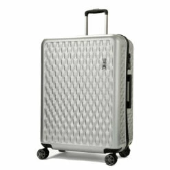 Rock Allure 4 Wheel Large Suitcase - 77cm 30 Rock Allure 4 Wheel Large Suitcase - 77cm -Luggage Store Large Suitcase Allure Silver TR 0192 SI Main copy 12975.1660128906
