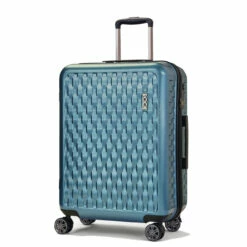 Rock Allure 4 Wheel Medium Suitcase - 68cm -Luggage Store Medium Suitcase Allure Blue TR 0192 BU Main copy 74074.1660129452