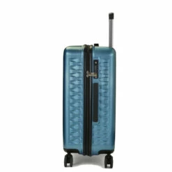 Rock Allure 4 Wheel Medium Suitcase - 68cm -Luggage Store Medium Suitcase Allure Blue TR 0192 BU Side copy 07433.1660129446