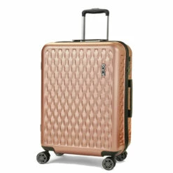 Rock Allure 4 Wheel Medium Suitcase - 68cm -Luggage Store Medium Suitcase Allure Pink TR 0192 PI Main copy 59341.1660129451