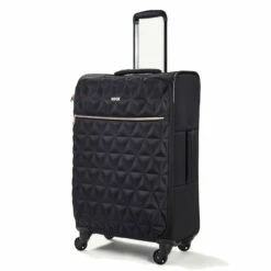 Rock Jewel 4 Wheel Medium Suitcase - 70cm 22 Rock Jewel 4 Wheel Medium Suitcase - 70cm -Luggage Store Medium Suitcase Jewel Black TR 0207 BL 5 84915.1673947708