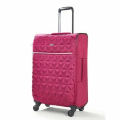 Rock Jewel 4 Wheel Medium Suitcase - 70cm 35 Rock Jewel 4 Wheel Medium Suitcase - 70cm -Luggage Store Medium Suitcase Jewel Pink TR 0207 PI 3 26954.1673947709