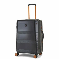 Rock Mayfair 4 Wheel Expandable Medium Suitcase - 65cm -Luggage Store Medium Suitcase Mayfair Charcoal TR 0238 Main 37578.1686734556