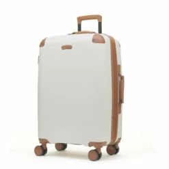 Rock Carnaby 4 Wheel Exp Medium Suitcase - 67cm -Luggage Store Rock Carnaby TR 0219 CRM M 3 67262.1660574350