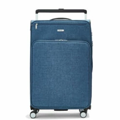 Rock Rocklite DLX 4 Wheel Expandable Large Suitcase - 78cm -Luggage Store Rock Rocklite DLX TR 0243 L Blue 1 66842.1686845252