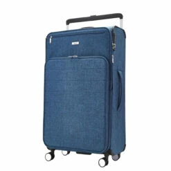 Rock Rocklite DLX 4 Wheel Expandable Large Suitcase - 78cm -Luggage Store Rock Rocklite DLX TR 0243 L Blue 2 98193.1686845251