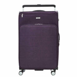 Rock Rocklite DLX 4 Wheel Expandable Large Suitcase - 78cm -Luggage Store Rock Rocklite DLX TR 0243 L Purple 1 68593.1686845250