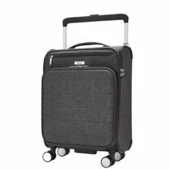Rock Rocklite DLX 4 Wheel Cabin Suitcase - 54cm -Luggage Store Rock Rocklite DLX TR 0243 S Charcoal 2 53906.1686843937