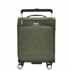 Rock Rocklite DLX 4 Wheel Cabin Suitcase - 54cm -Luggage Store Rock Rocklite DLX TR 0243 S Khaki 1 28355.1686843933