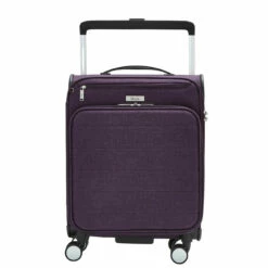 Rock Rocklite DLX 4 Wheel Cabin Suitcase - 54cm -Luggage Store Rock Rocklite DLX TR 0243 S Purple 1 19385.1686843937