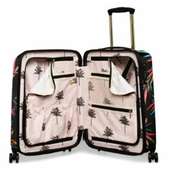 Sara Miller 4 Wheel Cabin Suitcase - 54cm -Luggage Store SMH0103 007 Sara Miller Small 4W Trolley Black Bamboo 3 34548.1695400026