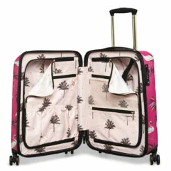 Sara Miller 4 Wheel Cabin Suitcase - 54cm -Luggage Store SMH0103 008 Sara Miller Small 4W Trolley Pink Heron 3 39345.1695400027