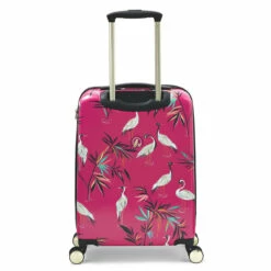 Sara Miller 4 Wheel Cabin Suitcase - 54cm -Luggage Store SMH0103 008 Sara Miller Small 4W Trolley Pink Heron 4 98271.1695400026