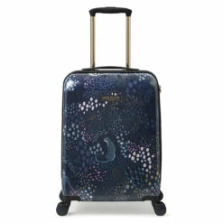 Sara Miller 4 Wheel Cabin Suitcase - 54cm -Luggage Store SMH0103 010 Sara Miller Small 4W Trolley Midnight Leopard 1 85381.1695400059