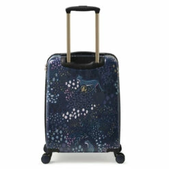 Sara Miller 4 Wheel Cabin Suitcase - 54cm -Luggage Store SMH0103 010 Sara Miller Small 4W Trolley Midnight Leopard 4 83434.1695400058
