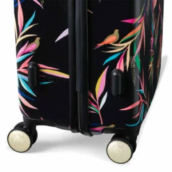 Sara Miller 4 Wheel Large Suitcase - 77cm -Luggage Store Sara Miller Black Bamboo Wheels 18408.1695398998