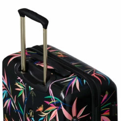 Sara Miller 4 Wheel Cabin Suitcase - 54cm -Luggage Store Sara Miller Black Bamboo trolley system 79213.1695400026