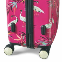 Sara Miller 4 Wheel Cabin Suitcase - 54cm -Luggage Store Sara Miller Pink Heron Wheels 21834.1695400027