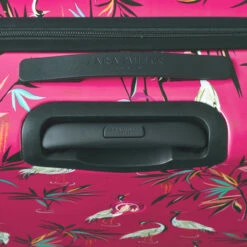 Sara Miller 4 Wheel Large Suitcase - 77cm -Luggage Store Sara Miller Pink Heron top handle 09192.1695398998