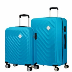 American Tourister Summer Square 2 Piece Luggage Set - 55cm & 77cm -Luggage Store Set Aqua 46408.1689850830