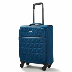 Rock Jewel 4 Wheel Cabin Suitcase - 55cm -Luggage Store Small Cabin Suitcase Jewel Blue TR 0207 BU 5 61250.1673945942