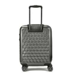 Rock Allure 4 Wheel Cabin Suitcase - 56cm -Luggage Store Small Suitcase Allure Charcoal TR 0192 CH Back copy 65668.1660128431