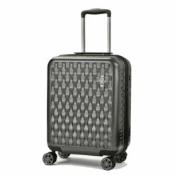 Rock Allure 4 Wheel Cabin Suitcase - 56cm -Luggage Store Small Suitcase Allure Charcoal TR 0192 CH Main copy 34503.1660128431