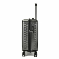 Rock Allure 4 Wheel Cabin Suitcase - 56cm -Luggage Store Small Suitcase Allure Charcoal TR 0192 CH Side copy 76765.1660128427