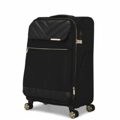 Ted Baker Albany Eco 4 Wheel Medium Suitcase - 69cm 13 Ted Baker Albany Eco 4 Wheel Medium Suitcase - 69cm -Luggage Store TBW7002 001 Ted Baker Albany Eco Black Medium Case 2 75176.1684486062