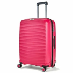 Rock Sunwave 4 Wheel Exp Medium Suitcase - 66cm -Luggage Store TR 0212 PI M 3 32716.1661266131